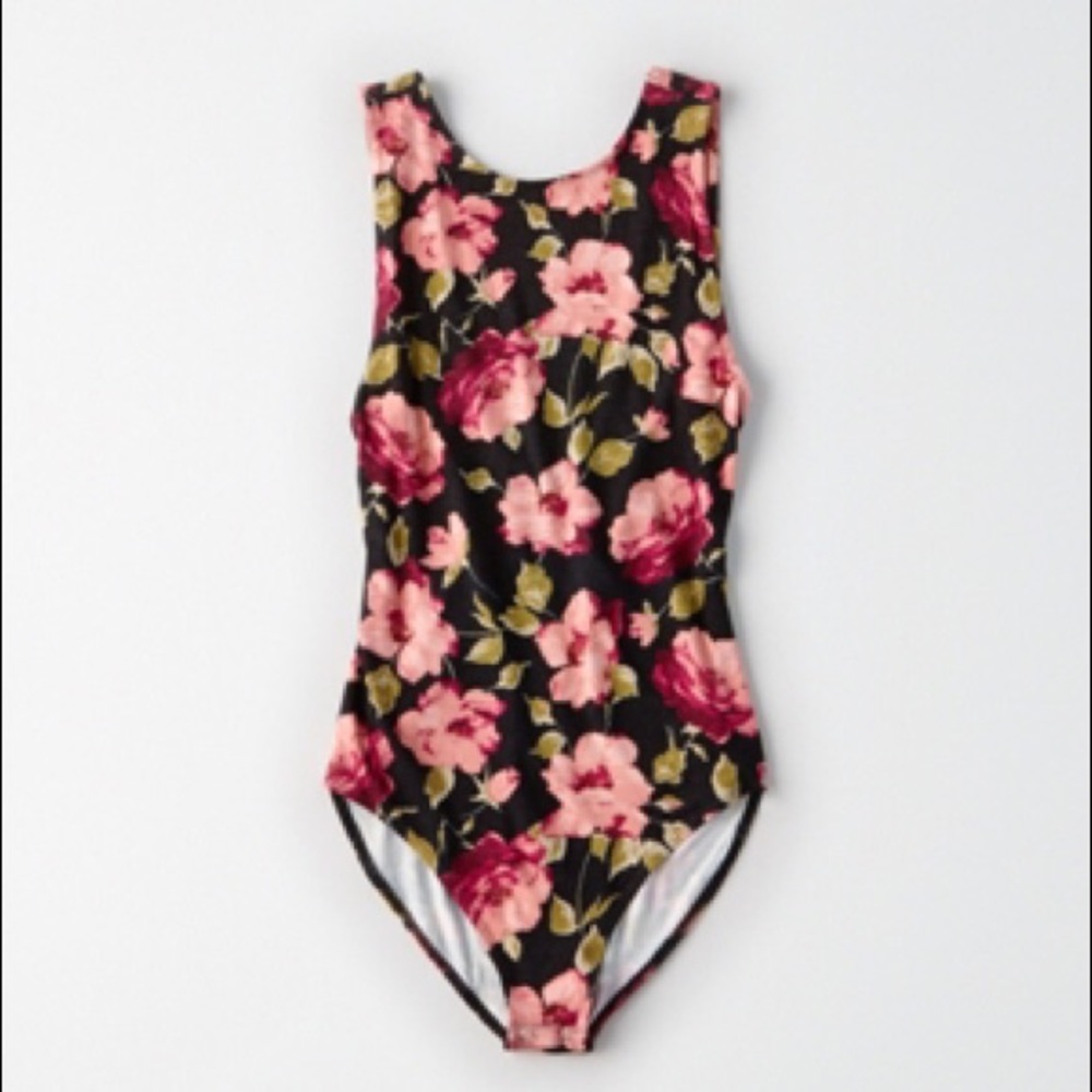 Aerie High-Neck Bodysuit, Medium